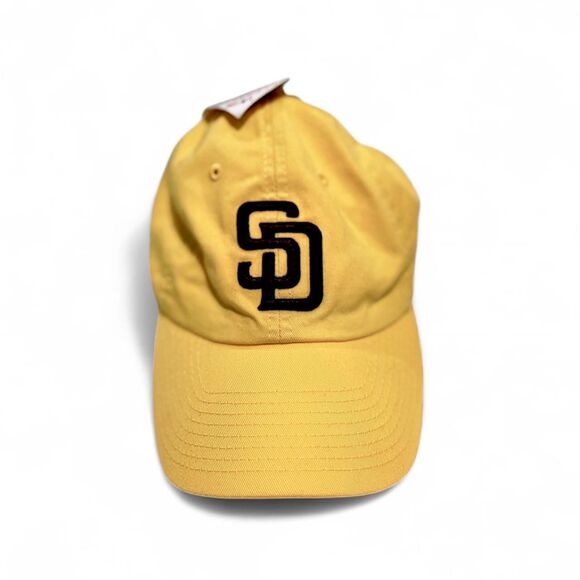 SD Padres Yellow Brown Dad Hat NWT - Picture 1 of 3